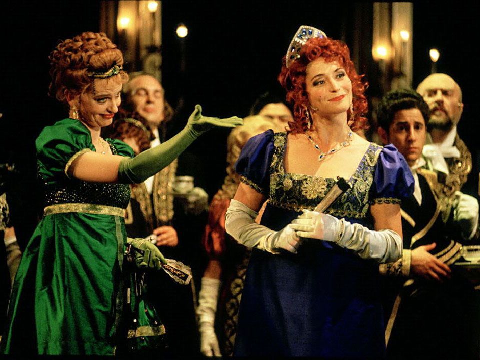 Petra Madita Pape in der Rolle der Prinzessin Elisa in Catharine- Das Musical am Theater Aachen